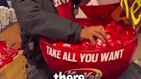 Take all you want buffet KitKat