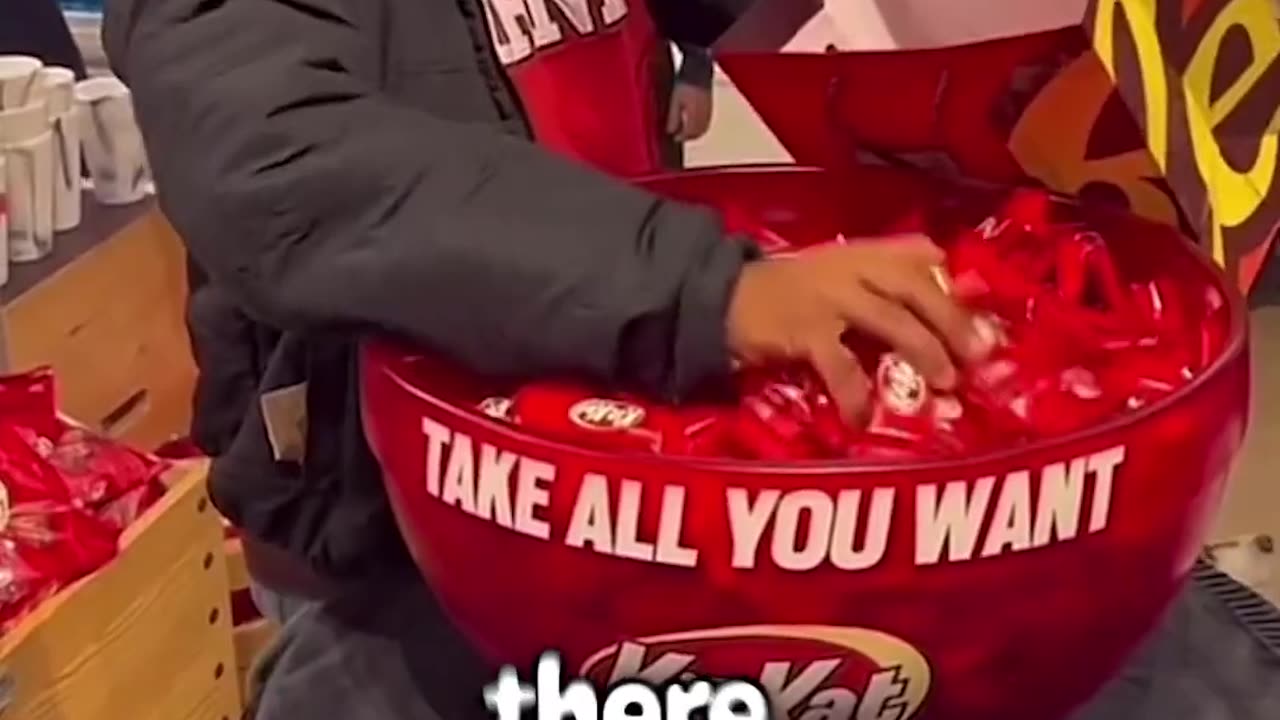 Take all you want buffet KitKat