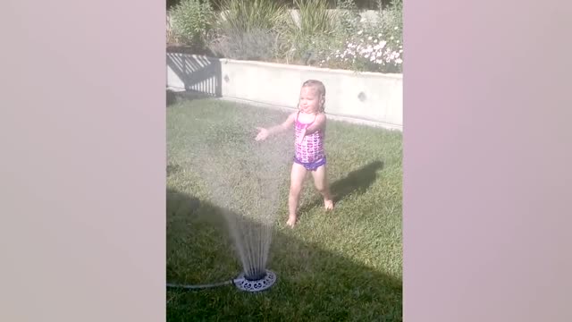 Babys funny video.Baby Outdoor Video