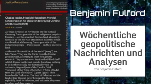 Benjamin Fulford: Wochenbericht vom 25.12.2023