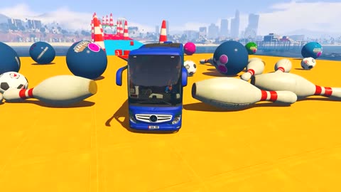 Kids - Color Big Bus Fun Gameplay with Songs