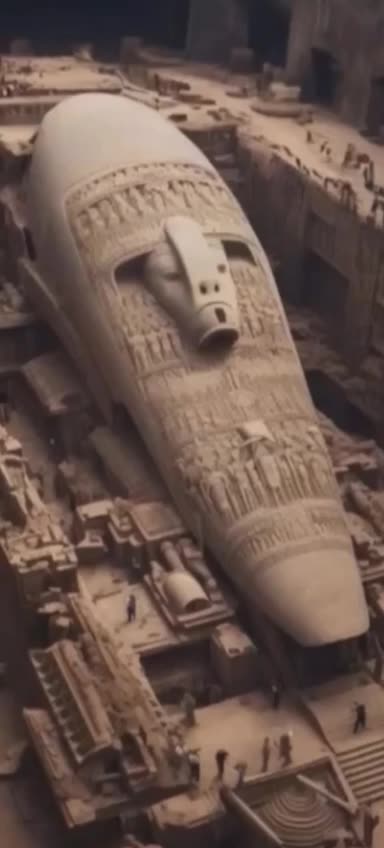 747.mp4 ~ Ancient Egyptian Airplane Artifact Aliens Creepy Paranormal #alien #paranormal #creepy
