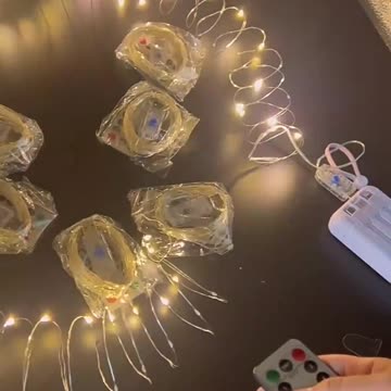 LED Lights Garland Remote Control Garland USB Plug Christmas Decoration