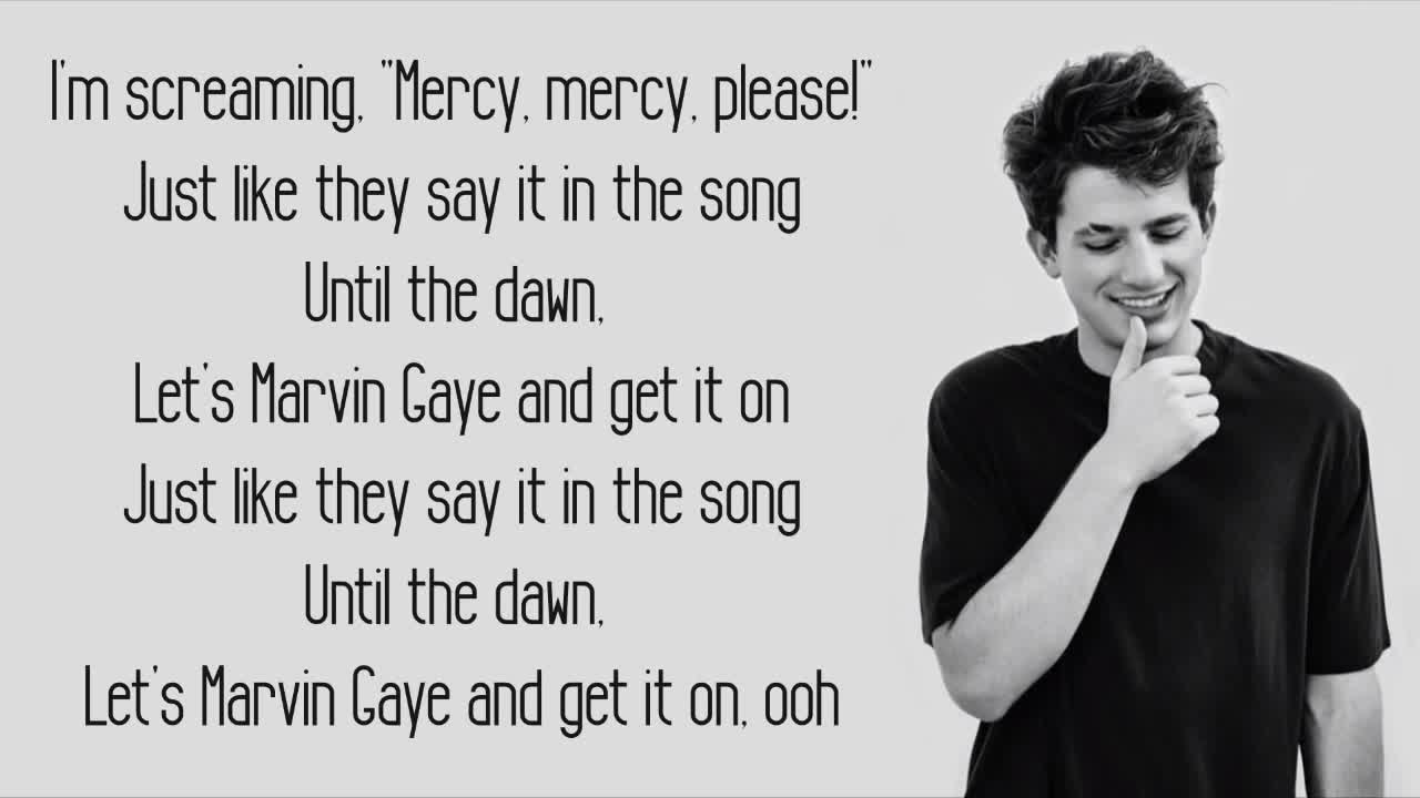 Marvin Gaye - Charlie Puth ft. Meghan Trainor (Lyrics)