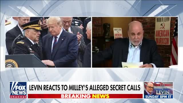Mark Levin shreds reporters for sitting on explosive Milley story
