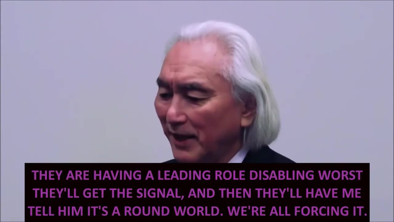 REVERSE SPEECH - MICHIO KAKU SAYS ERIC DUBAY HAS NO SHOES ON