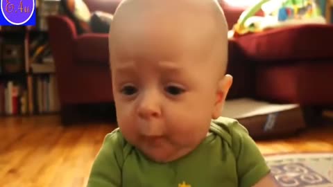 Baby cutiepie funny reaction🤩