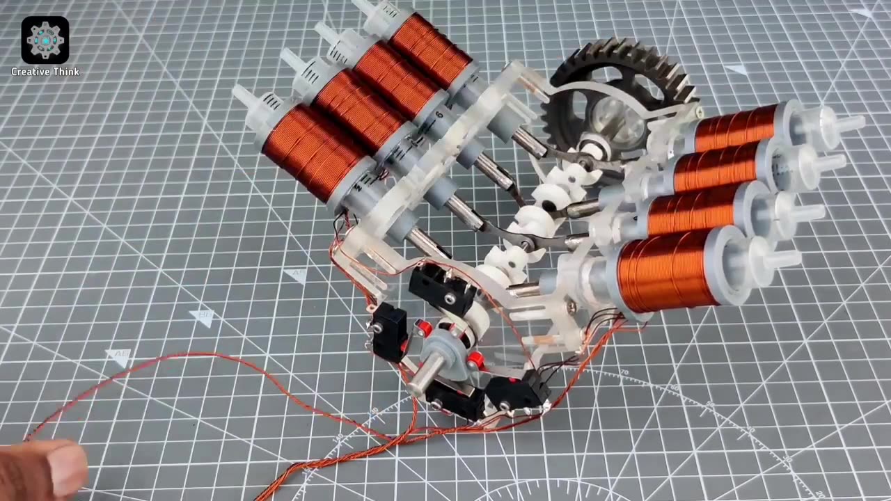 🤯 V8 - Solenoid Engine