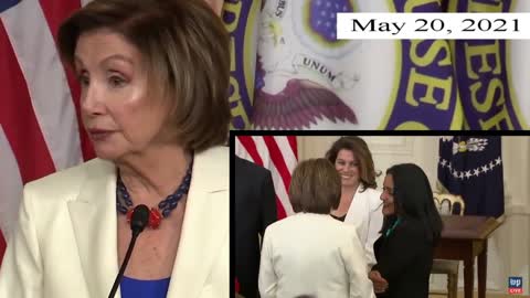 Nancy Pelosi STILL requiring everyone to still wear masks...UNLESS they believe their not on camera!