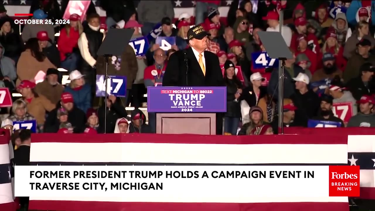 FULL RALLY: Trump Tells Voters 'We Will Take Back The Nation That We Love' | Traverse City, Michigan