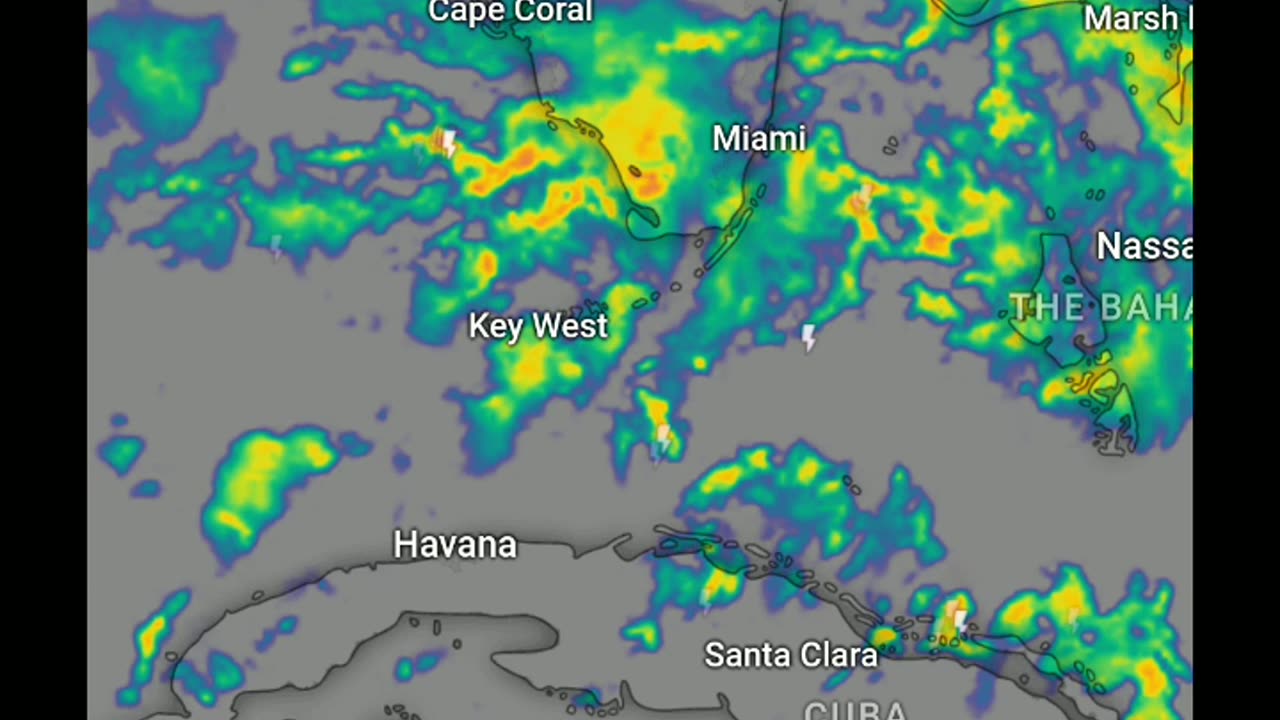 3 to 4PM CT northern Caribbean Radar