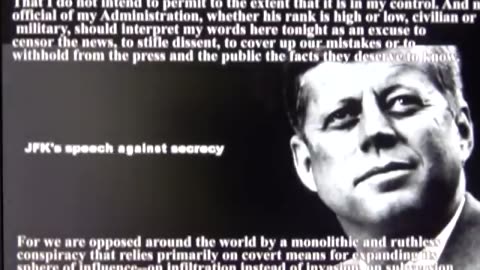 OCTAGON SWISS SLEEPER AGENTS IN USA - JFK SPEECH AGAINST SECRECY.