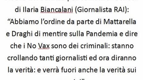 La confessione shock della giornalista RAI Ilaria Biancalani