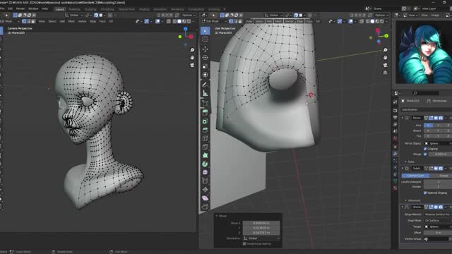 Use the modeling tool to build the arm part