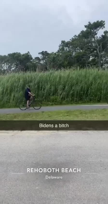 "Hey, Where Your F***ing Training Wheels At?" - Joe Biden Heckled on Bike Ride in Delaware