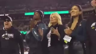 Jill Biden gets booed at Philadelphia Eagles game