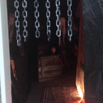 This couple turned their 2 car garage into a haunted house
