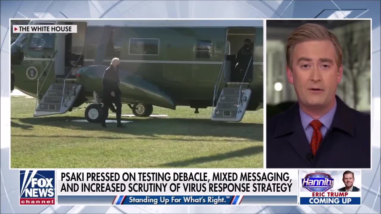 Peter Doocy Debunks Biden's Covid Testing Claim