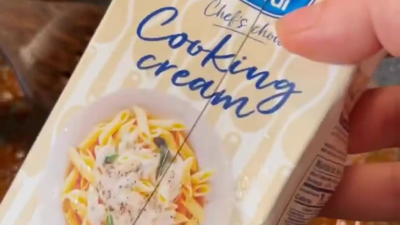 5 Minutes recipe cream Pasta 🍝