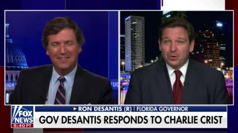 Gov. Ron DeSantis responds to Charlie Crist's "I don't want your vote" comment!!