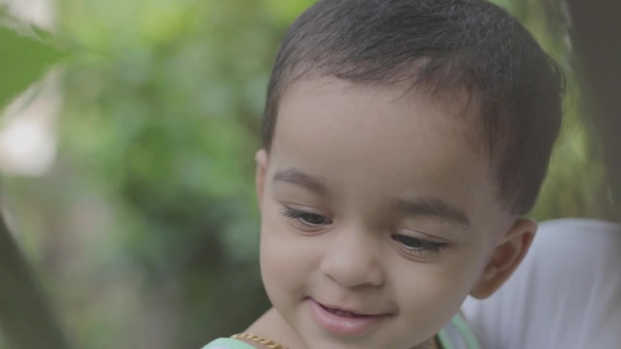 happy cute baby smiling