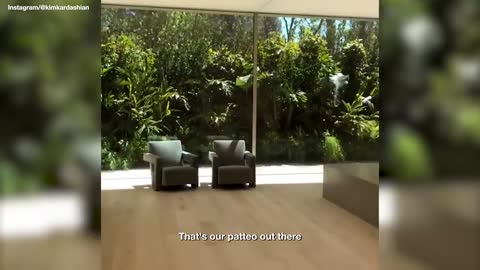 Kim Kardashian Gives A Tour Of Her House With Kanye West