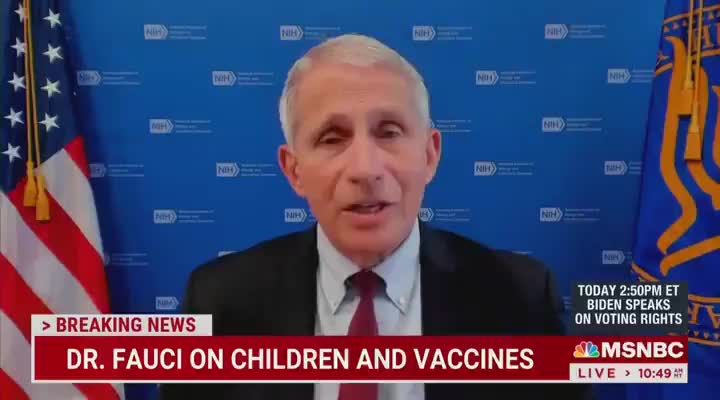 Fauci's War on Kids Needs To Stop Now! “Unvaccinated Children Need To Wear Masks”