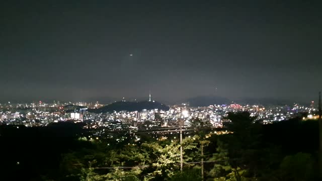 Beautiful night view of Seoul