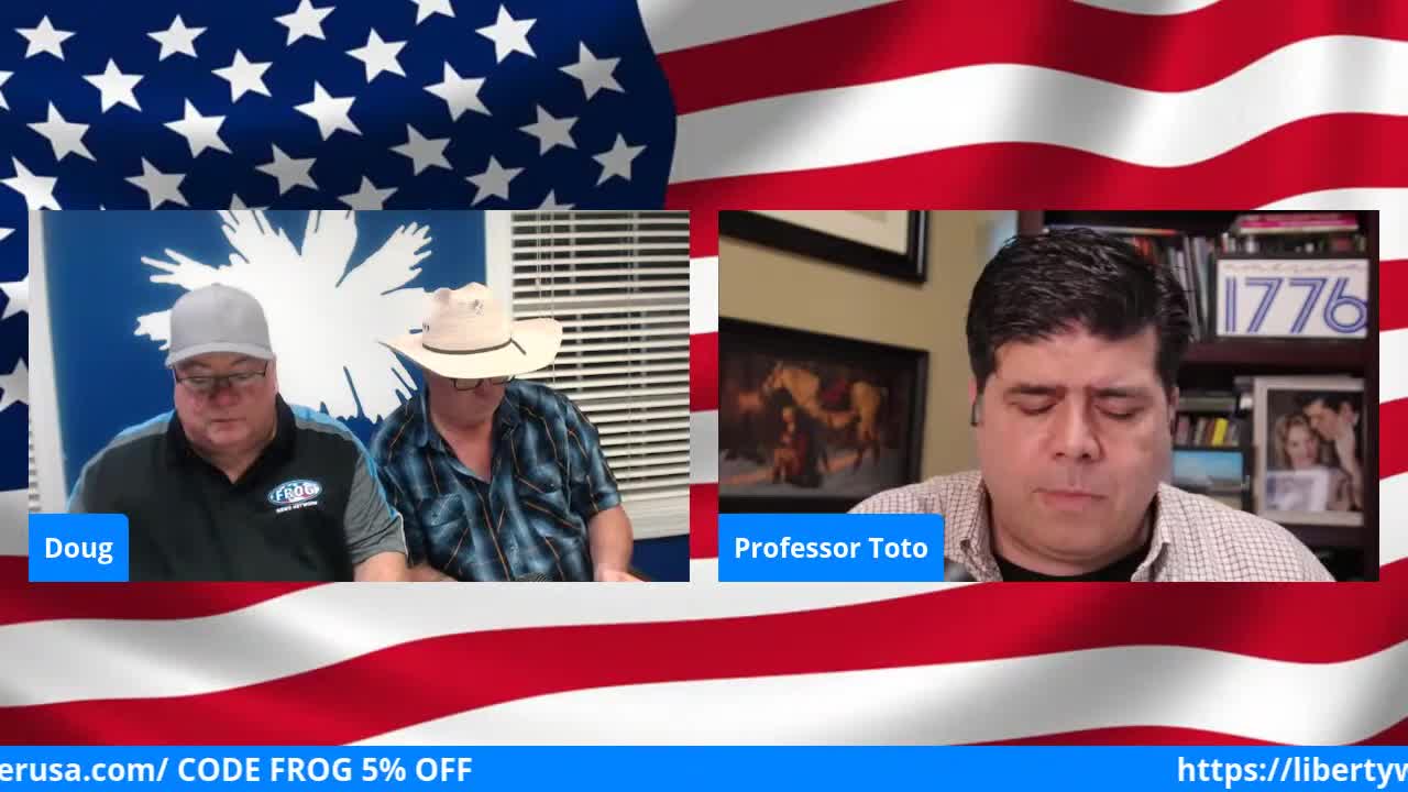 LIVE 7/7/21- Toto is a special guest on THE FROG NEWS NETWORK