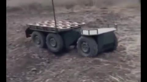 Ukrainian Mine Laying Robot is Next-Level