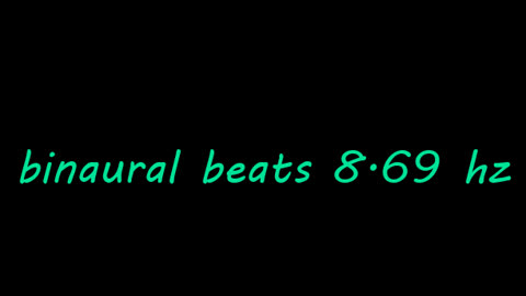 binaural beats 8.69 hz