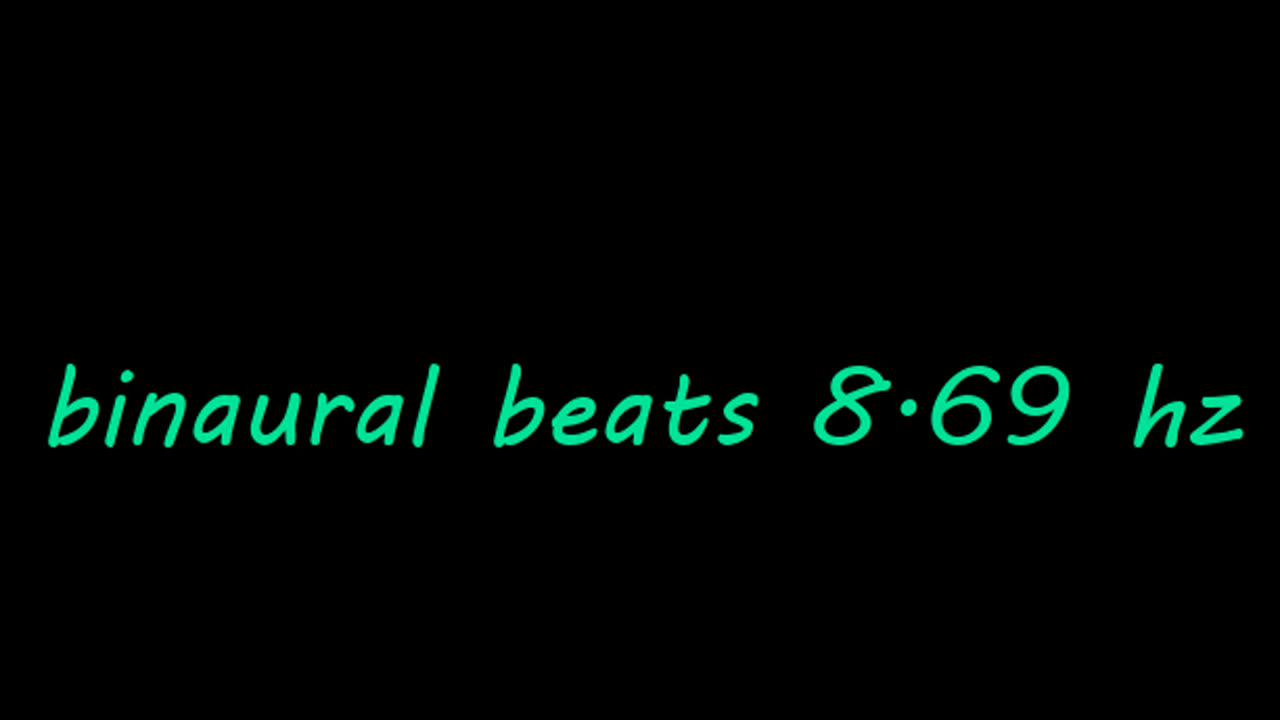 binaural beats 8.69 hz
