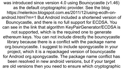 javasecurityNoSuchAlgorithmException no such algorithm ECDSA for provider BC