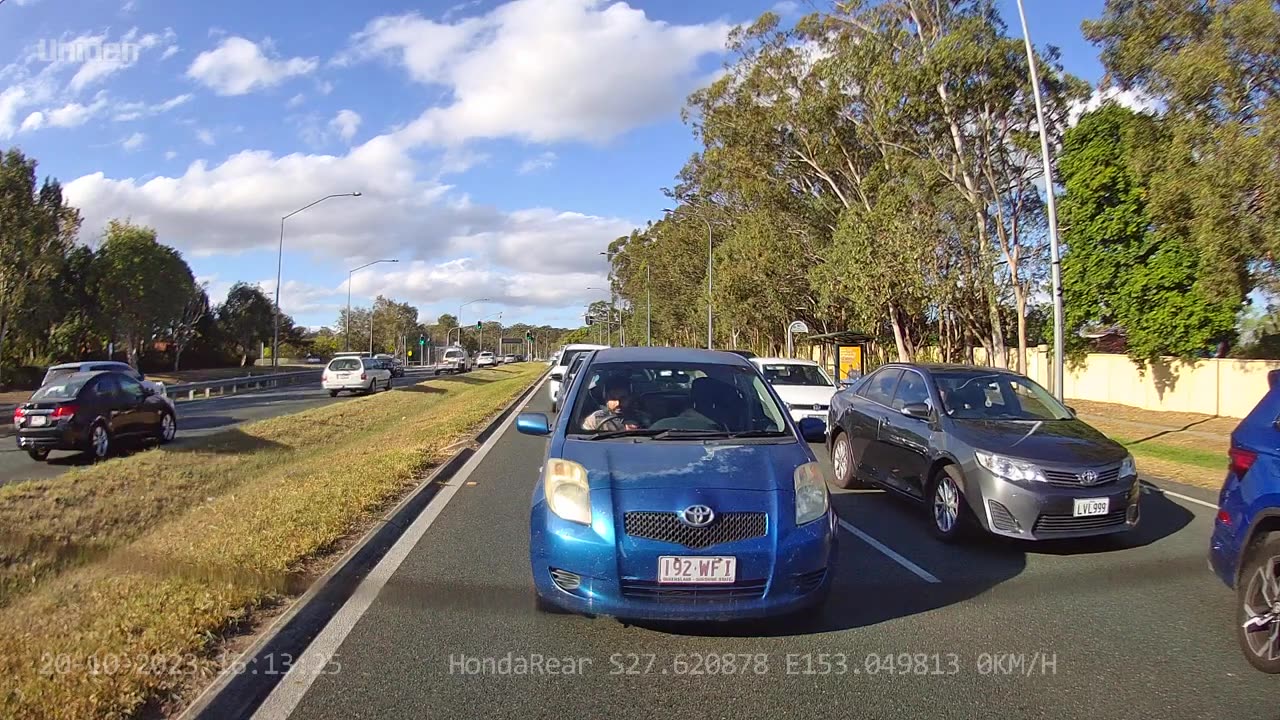 Distracted Driving During Afternoon Traffic