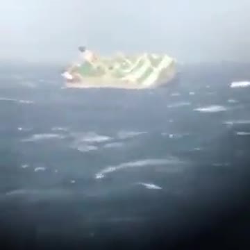UAE owned commercial ship sinking 30 miles southwest of Iran in the Arabian Gulf