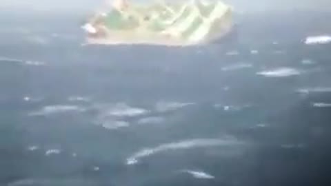 UAE owned commercial ship sinking 30 miles southwest of Iran in the Arabian Gulf
