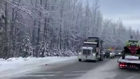 Alaska now has a Convoy in Support of Canadians