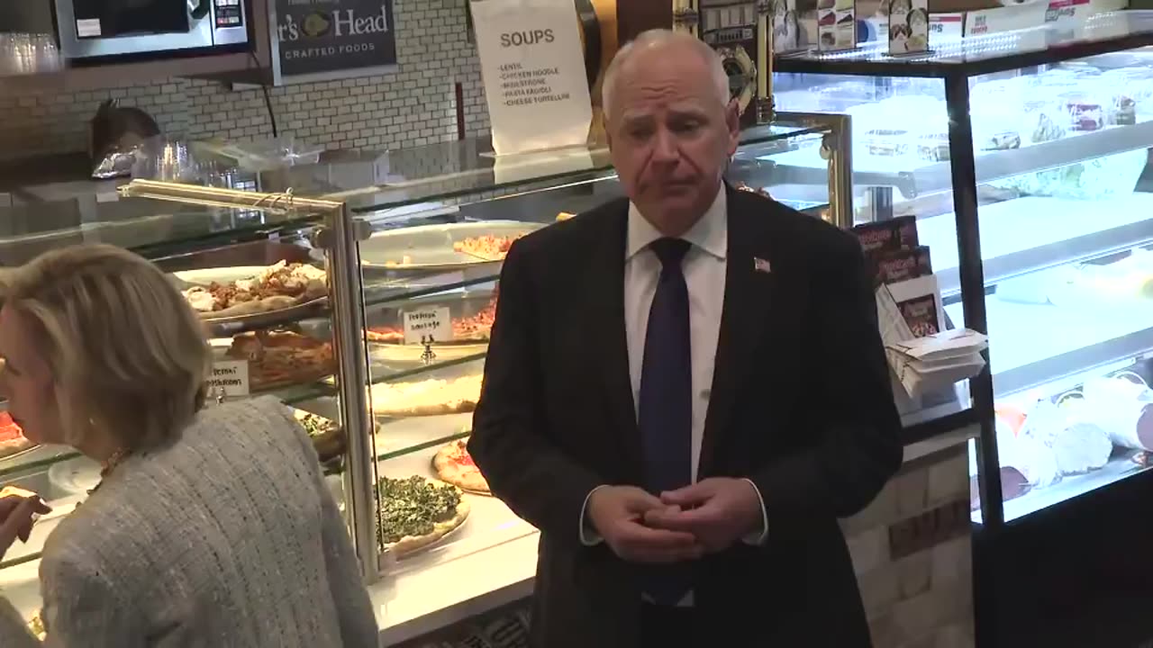 Tim Walz Ducks Questions On 'Friends With School Shooters' Remark