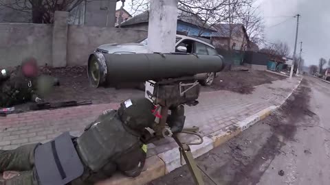 Ukraine War - Helmet Cam Captures Russian Air Assault Troops