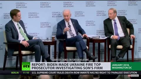 Biden Admits Bribing Ukraine