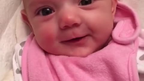 8 week old actually says I love you