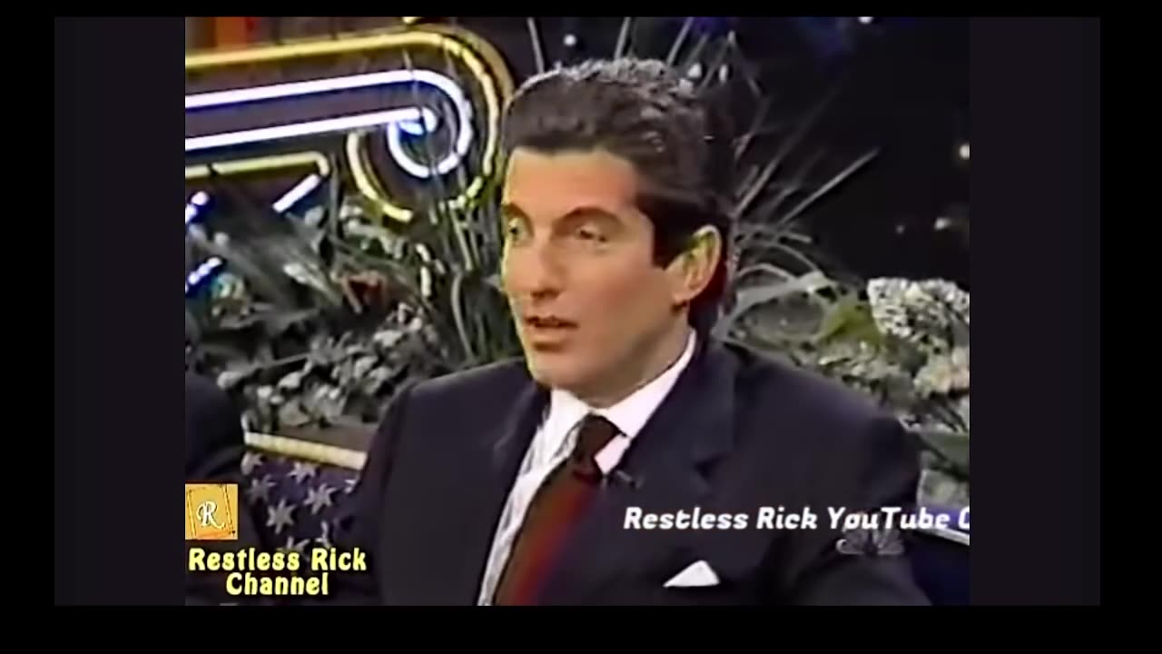 JFK Jr. on The Tonight Show with Jay Leno on May 14, 1998 (a year before his death)