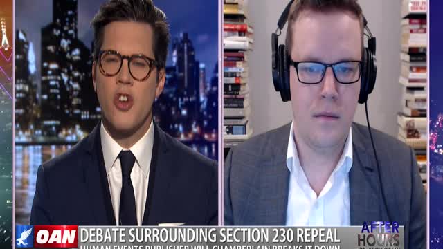 After Hours - OANN Section 230 Debate with Will Chamberlain