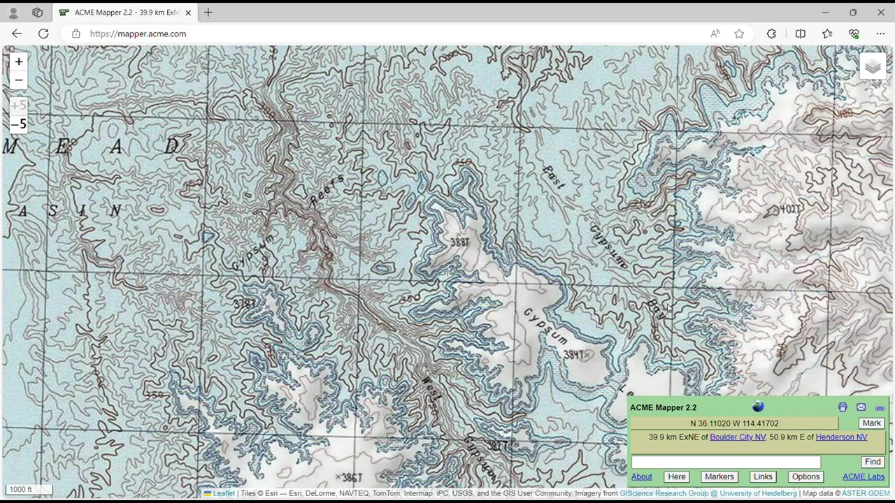 Maximum archaeology near Las Vegas: White Hills|Gypsum Bays|"Last Pond"