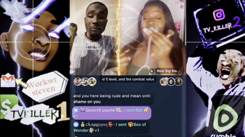 CHARLI SHOWS A PIC OF THE NIGGA BLU CHEF TY WAS CHEATING ON HIM WITH THEN PK MADAM LO