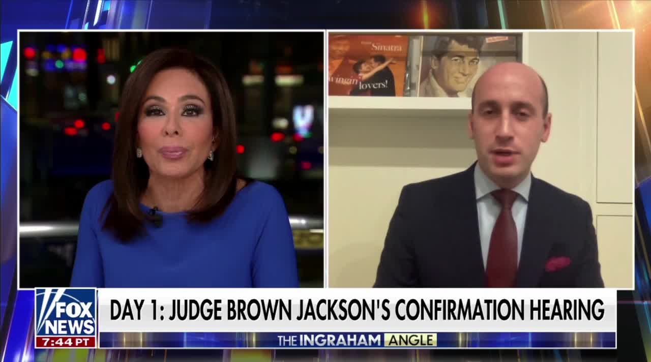 Stephen Miller on Ingraham Angle - Ketanji Brown Jackson Soft On Crime?