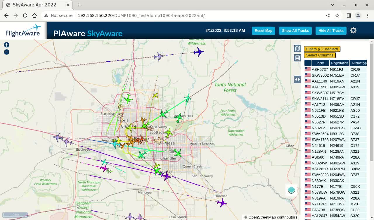 July 31st - August 1st 2022 time lapse