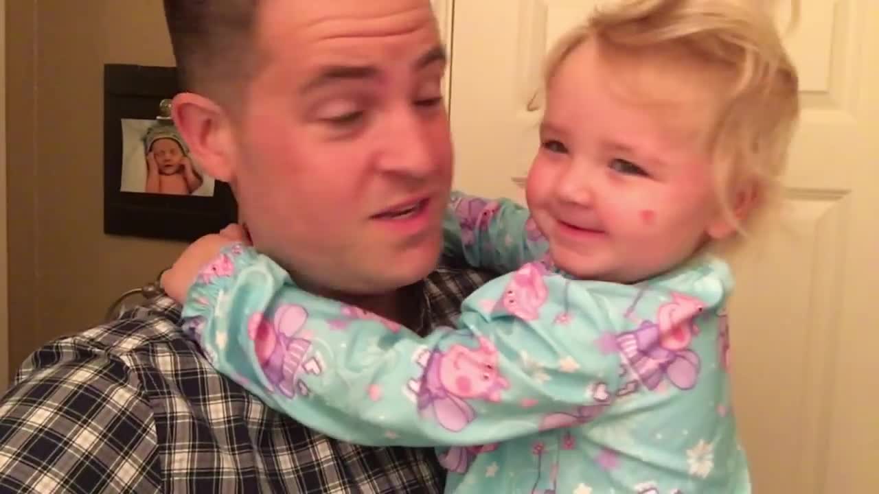 First Time Seeing Daddy Without a Beard