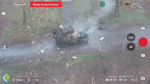 The AFU on an APC tried to attack our positions in Razdolnoye. 1