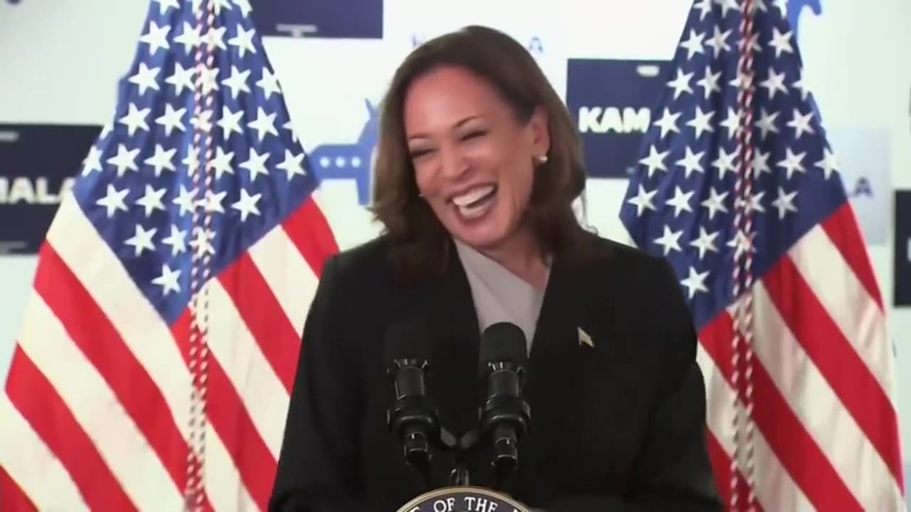 CRINGE: Video Of Kamala Talking To Biden Blows Up The Internet